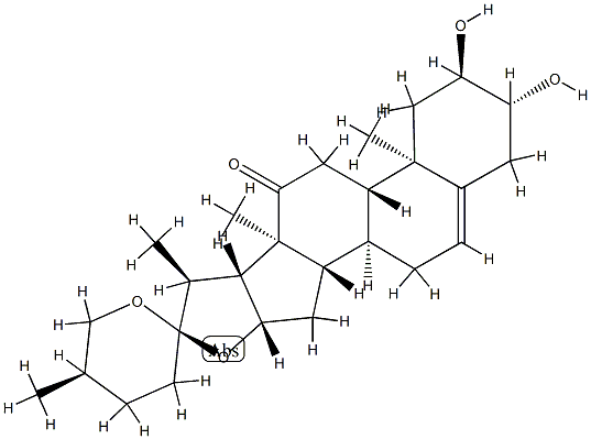 (25R)-2α,3β-Dihydroxyspirost-5-en-12-one
