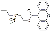 METHYLDIPROPYL[2-[(9H-XANTHEN-9-YLCARBONYL)OXY]ETHYL]AMMONIUM HYDROXIDE