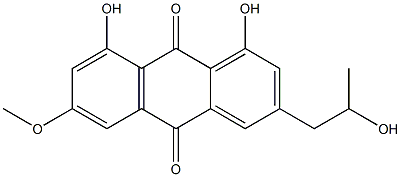 (+)-1,8-Dihydroxy-3-(2-hydroxypropyl)-6-methoxy-9,10-anthracenedione