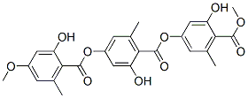 2-Hydroxy-4-[(2-hydroxy-4-methoxy-6-methylbenzoyl)oxy]-6-methylbenzoic acid 3-hydroxy-4-methoxycarbonyl-5-methylphenyl ester