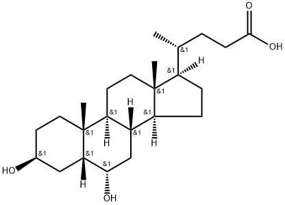 (3b,5b,6a)-3,6-dihydroxy-Cholan-24-oic acid