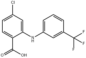 Benzoic  acid,  4-chloro-2-[[3-(trifluoromethyl)phenyl]amino]-
