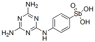 p-[(4,6-Diamino-1,3,5-triazin-2-yl)amino]phenylstibonic acid
