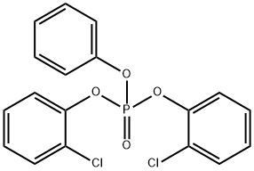 Phosphoric acid bis(2-chlorophenyl)phenyl ester