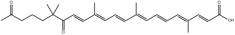 (2E,4E,6E,8E,10E,12E,14E)-4,9,13,17,17-Pentamethyl-16,21-dioxo-2,4,6,8,10,12,14-docosaheptaenoic acid