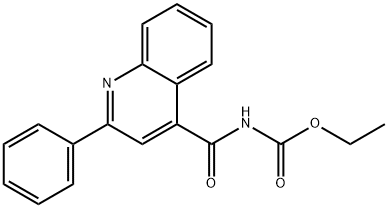 [(2-Phenyl-4-quinolinyl)carbonyl]carbamic acid ethyl ester
