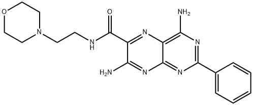4,7-Diamino-N-(2-morpholinoethyl)-2-phenyl-6-pteridinecarboxamide