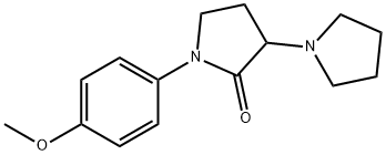1-(p-Methoxyphenyl)-3-(1-pyrrolidinyl)pyrrolidin-2-one
