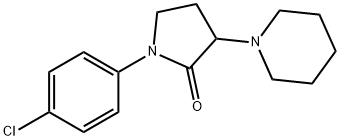 1-(p-Chlorophenyl)-3-piperidinopyrrolidin-2-one