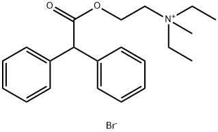 DIETHYL(2-(DIPHENYLACETOXY)-ETHYL)METHYLAMMONIUM BROMIDE