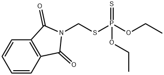Dithiophosphoric acid O,O-diethyl S-[(1,3-dihydro-1,3-dioxo-2H-isoindol-2-yl)methyl] ester