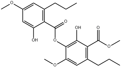 2-Hydroxy-3-[(2-hydroxy-4-methoxy-6-propylbenzoyl)oxy]-4-methoxy-6-propylbenzoic acid methyl ester
