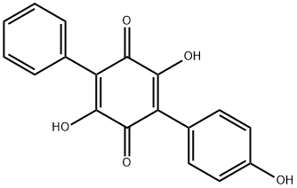 2,5-Dihydroxy-3-(4-hydroxyphenyl)-6-phenyl-1,4-benzoquinone