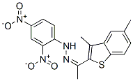 Ketone, 3,5-dimethylbenzobthien-2-yl methyl, (2,4-dinitrophenyl)hydrazone