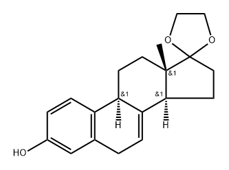 Estra-1,3,5(10),7-tetraen-17-one, 3-hydroxy-, cyclic 1,2-ethanediyl acetal