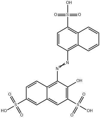 3-hydroxy-4-[(4-sulphonaphthyl)azo]naphthalene-2,7-disulphonic acid