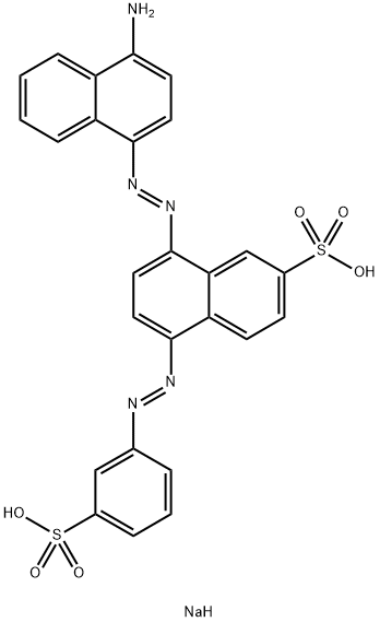 4'-Amino-4-[(3-sodiosulfophenyl)azo][1,1'-azobisnaphthalene]-7-sulfonic acid sodium salt