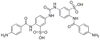 1,3-bis(4-(4-aminobenzamido)-3-sulfophenyl)urea