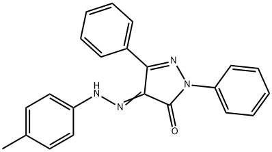 1,3-diphenyl-1H-pyrazole-4,5-dione 4-[(4-methylphenyl)hydrazone]