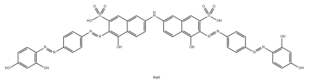7,7'-Iminobis[4-hydroxy-3-[[4-[(2,4-dihydroxyphenyl)azo]phenyl]azo]naphthalene-2-sulfonic acid sodium] salt