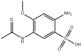 2-amino-4-methoxy-5-acetamidobenzenesulfonic acid