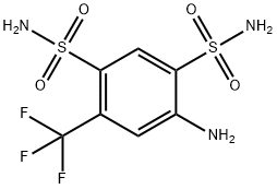 4-氨基-6-(三氟甲基)苯-1,3-二磺酰胺