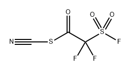 Ethanethioic acid, difluoro(fluorosulfonyl)-, anhydrosulfide with thiocyanic acid