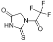 4-Imidazolidinone, 2-thioxo-1-(trifluoroacetyl)- (9CI)