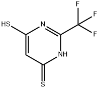 4(1H)-PYRIMIDINETHIONE, 6-MERCAPTO-2-(TRIFLUOROMETHYL)-