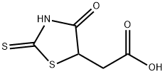 2-(4-氧代-2-硫基亚甲基-1,3-四氢噻唑-5-基)乙酸