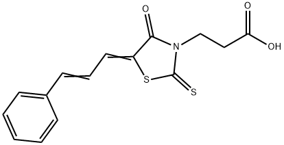 3-[4-OXO-5-(3-PHENYL-ALLYLIDENE)-2-THIOXO-THIAZOLIDIN-3-YL]-PROPIONIC ACID