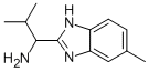 2-METHYL-1-(5-METHYL-1H-BENZIMIDAZOL-2-YL)PROPAN-1-AMINE