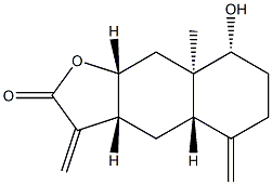 (3aR)-3aα,4,4aα,5,6,7,8,8a,9,9aα-Decahydro-8β-hydroxy-8aβ-methyl-3,5-bismethylenenaphtho[2,3-b]furan-2(3H)-one