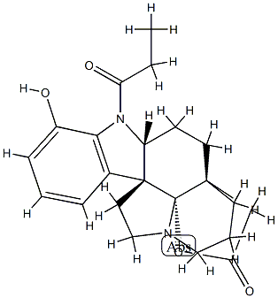 17,19-Dihydroxy-1-(1-oxopropyl)aspidospermidin-21-oic acid γ-lactone