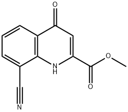 8-Cyano-4-oxo-1,4-dihydro-quinoline-2-carboxylic acid Methyl ester