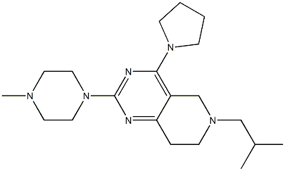9-(4-methylpiperazin-1-yl)-4-(2-methylpropyl)-7-pyrrolidin-1-yl-4,8,10 -triazabicyclo[4.4.0]deca-7,9,11-triene