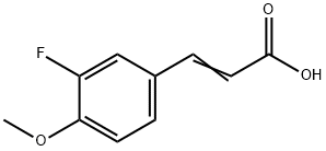 3-(3-氟-4-甲氧基苯基)-2-丙烯酸