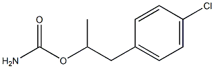 Carbamic acid p-chloro-α-methylphenethyl ester