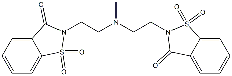 8-[2-[methyl-[2-(7,9,9-trioxo-9$l^{6}-thia-8-azabicyclo[4.3.0]nona-1,3 ,5-trien-8-yl)ethyl]amino]ethyl]-9,9-dioxo-9$l^{6}-thia-8-azabicyclo[4 .3.0]nona-1,3,5-trien-7-one