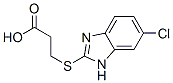 3-[(5-chloro-3H-benzoimidazol-2-yl)sulfanyl]propanoic acid