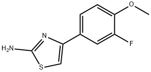 4-(3-FLUORO-4-METHOXYPHENYL)-1,3-THIAZOL-2-AMINE