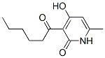 3-Hexanoyl-4-hydroxy-6-methyl-2(1H)-pyridinone