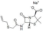 SODIUM [2S-(2ALPHA,5ALPHA,6BETA)]-6-[(ALLYLTHIO)ACETAMIDO]-3,3-DIMETHYL-7-OXO-4-THIA-1-AZABICYCLO[3.