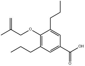 4-(2-methylprop-2-enoxy)-3,5-dipropyl-benzoic acid