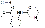 methyl 2-[[(diethylamino)acetyl]amino]-3-methylbenzoate monohydrochloride
