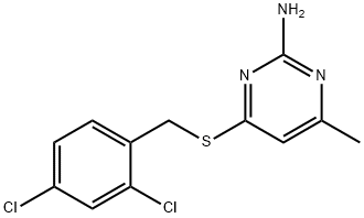 4-[(2,4-dichlorophenyl)methylsulfanyl]-6-methyl-pyrimidin-2-amine