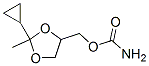 (2-cyclopropyl-2-methyl-1,3-dioxolan-4-yl)methyl carbamate