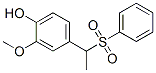 4-[1-(benzenesulfonyl)ethyl]-2-methoxy-phenol