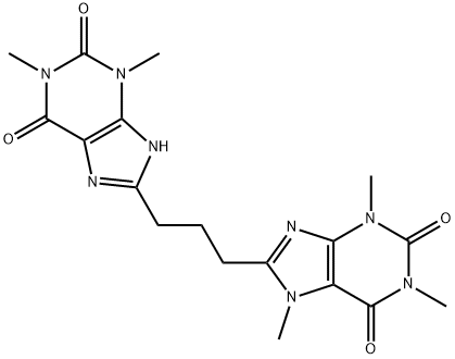 8-[3-(1,3-dimethyl-2,6-dioxo-7H-purin-8-yl)propyl]-1,3,7-trimethyl-pur ine-2,6-dione