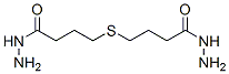 4-[3-(hydrazinecarbonyl)propylsulfanyl]butanehydrazide